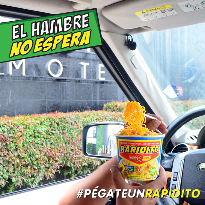 Campaña para fideos "Rapidito"