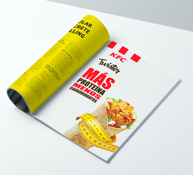 Campaña para el Twister de KFC